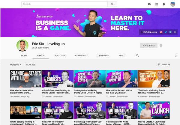 eric siu channel